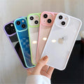 Coloured Transparent Shockproof Phone Case